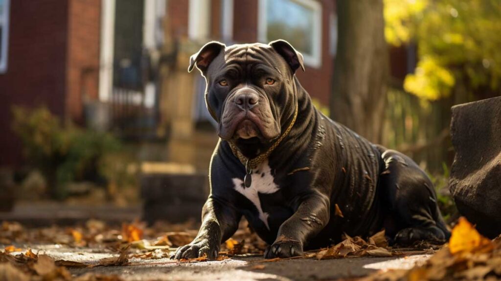 American bully guardian dog