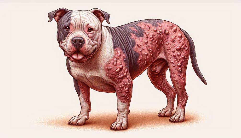 American bully skin problems